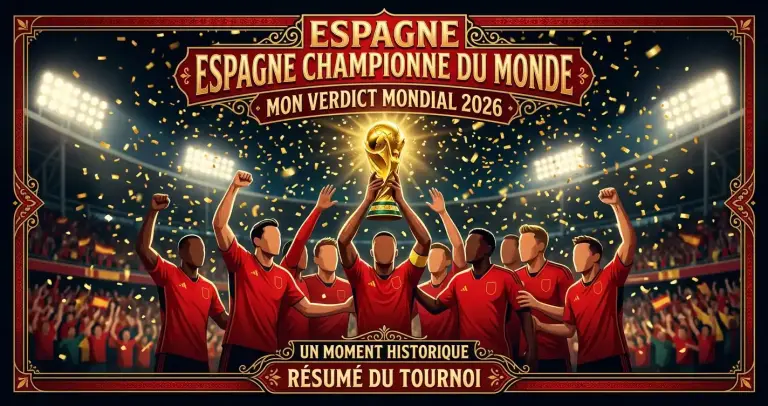 Espagne championne Coupe du Monde 2026 : mon verdict