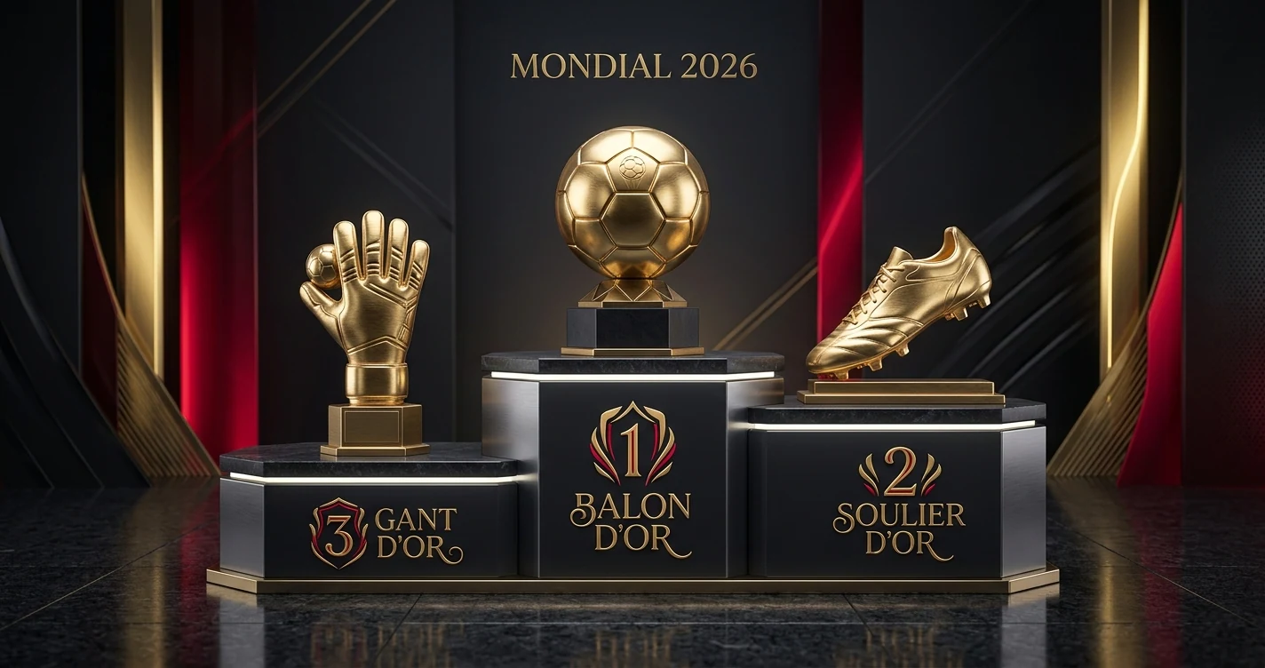 Les trophées individuels du Mondial 2026 : Ballon d'or, Soulier d'or et Gant d'or